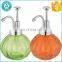 Green Bathroom Accessories Orange Empty Clear 250Ml Dispenser Soap Foam Airless Cosmetic Plastic Pump Round Shape Glass Bottle