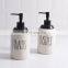 Wholesale soap dispenser ceramic bathroom accessory set lotion dispenser bathroom set
