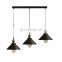Nordic Industrial Black Iron Chandelier Hanging Light E27 Cage Shaped Vintage LED Pendant Lamp