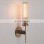 Wall Mounted Hotel Bedside Lamp Lighting Antique Brass Iron Light Book Room Factory Industrial Sconce European Style Indoor