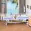 Back Lifting ICU Medical Patient Room Furniture 4 Cranks Hand-operated Five Functions Hospital Beds on Sales