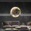 Hotel Furniture Moonlight Wall Light Sconce Modern Led Indoor Lighting 3D Moon Wall Lamps Hotel Lighting Lamp For Wall Decor