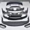 carbon fibre bodykit body kit sets facelift to GT4 style for porsche 718 cayman car parts 2017-2019