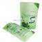 custom printed body lotion mylar plastic stand up pouch body scrub bath salts bag