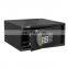 JIMBO Heavy Duty Steel Construction Portable Small Metal Quick Access Portable Hotel Safe Box
