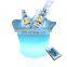 High Quality KTV Custom Logo LED Light Ice Bucket LED Bar Light Up Club Bar Cooler Ware Ice Bucket