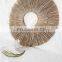 New Trend boho 2023 Seagrass Wall Decor Straw Rustic Pattern Woven Art Decor Placemat Wholesale
