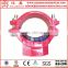 FM UL approved ductile iron grooved pipe fitting U bolt threaded mechanical tee