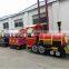15 seats trackless train rides amusement park equipment electric trackless tourist train for sale