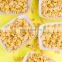 Food grade brown kraft paper lunch box Boat Box Shape Kraft Paper Container Fast Food Paper Tray