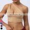 New Running Fitness Tank Top One Shoulder Shockproof Sports Bra Gym Fitness Yoga Tops Women Sports Bra With Removable Pads
