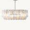 Hengzhi  Customize Dining Room Nine Lattice Glass Pendant Light  Living Room Light LATTICE SQUARE CHANDELIER
