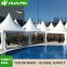 15x15ft Waterproof Garden Tent Outdoor Canopy Pagoda with Church Window Sidewalls