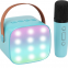 Mini kids wireless cozy home Led Light speaker and microphone portable bluetooth karaoke machine