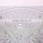 2016 factory outlet Eco-friendly transparent oval glass bowl