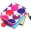 Stock design dot printed Lady cosmetic casual travel bag professional makeup