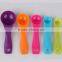 Wholesale measuring spoon set colorful ABS set of 5pieces measuring spoons teaspoon baking tools spoon set