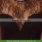 Women Sexy Elegant Black Sleeveless Lace Short Evening Dress