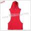 OEM high quality loose fit mens muscle hoodie tank top