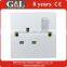 bakelite,BS,1G+ 13A wall switch socket