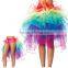 adult long rainbow skirt for women rainbow dance skirt for girl ruffles ladies petticoat holiday