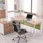 melamine bookcase office with desk office layout table (SZ-ODT654)