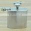 6oz Stainless Steel Liquor Wine Flask With Hinged Screw-On Cap DHL Freeshipping