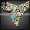New arrival fashion wonderful luxury diamond colorful bridal artificial jewelry sets
