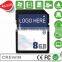 2015 Low Price 8GB SD Card With Free Adapter memory SD card 8GB