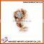 Gold supplier china costume jewellery trendy brooches, rhinestone brooch for full dress