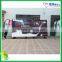A shape windproof outdoor banner, advertising banner with large basement