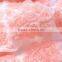 Korea fashion mesh bottom chiffon flower laser embroidery lace fabric for wedding dress