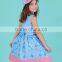 Latest Printed Design Cotton Frock with Cap for Girls