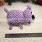 pet toys hand braided manual weaving hippocampal shape cotton dog rope toys