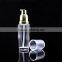 high quality lotion glass bottle with golden press pump