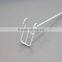 kingly grade white display garment hook on net KF-F005