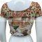 sublimation custom blank crop top plain