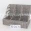 waterproof bulk pp pipe plastic storage basket with metal rack