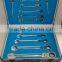 13 Pcs Aluminium Case Flexible Head Combination Ratchet Wrench Set