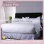 100% Cotton Hotel Bedding Sets, White Satin Stripe Hotel Linen
