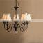 American Rural Style Edison Droplight Special Antique Forging Lamp 5 Head Chandeliers
