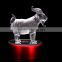 Wholesale factory price chinese zodiac animal Goat figurines statue crystal gift craft for sale furniture