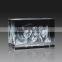 Wholesale k9 glass crystal laser engraving gifts 3d laser crystal cube