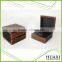 Logo design luxury wooden gift box single watch storage box