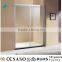 stainless steel tempered glass shower door