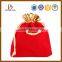 Hot selling Custom small drawstring printed velvet pouches for jewelry