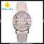 WJ-5474 classic vintage map personality high quality attractive girls leather watch