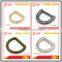 Bag accessory metal d ring open d ring