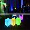 16 ColorS Changing led cube chair / portable Light Cube Seat
