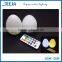 Floating Waterproof 7cm Size Led Egg Shape Light, Oval Light Battery Power